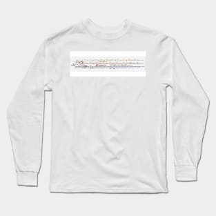 Circumvesuviana in car train map Long Sleeve T-Shirt